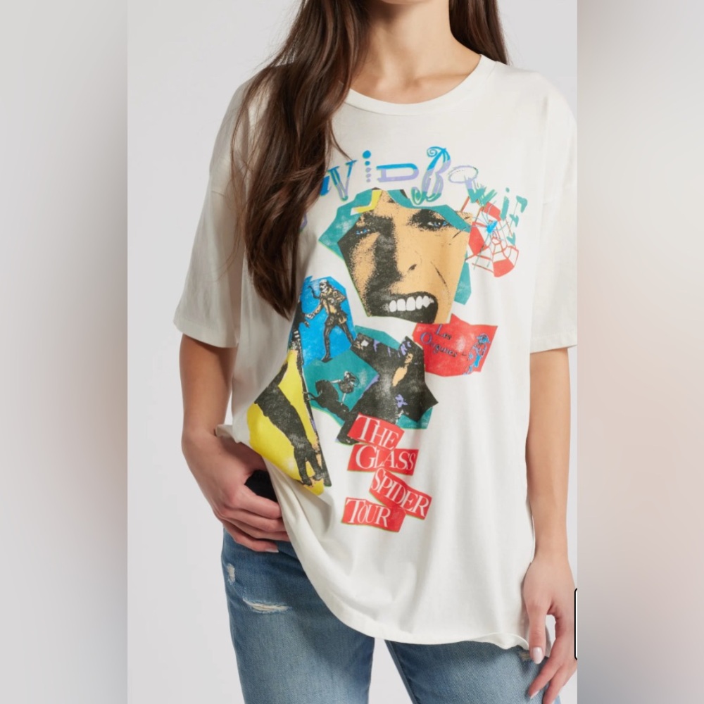 NWT!!!! Madeworn David Bowie Oversized t small